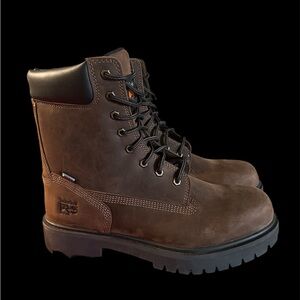 Size 10.5  Wide - Timberland Pro DIRECT ATTACH 8" Soft Toe Work Mens Boots